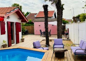 Maisons de vacances Maison typique 2 chambres avec piscine : Maison 2 Chambres