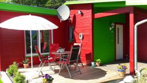 Ferienhaus Sonneneck mit Motorboot und Kanu