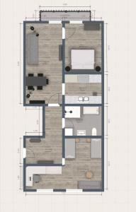 CLUBHAUS 6 - Dachwohnung mit 2 Schlafzimmern, Balkon & Netflix