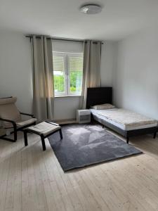 Modern apartment near lake, forest