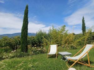 Maisons de vacances Gite au calme, sur domaine vinicole avec piscine chauffee partagee ideal rando et velo : photos des chambres