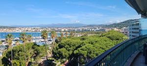 Vue unique sur toute la baie de Cannes et la mer