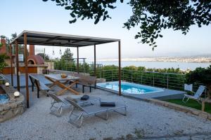 Viewtifullvillas with private Pool & Sea view