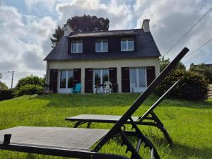 Maison familiale Morgat, jardin clos