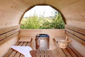 ABAITA Ferienhaus -inclusive design retreat with sauna - no extra costs