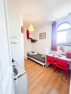 Appartements La ContrEscarpe - Studios fonctionnels - Secteur GARE CENTRE : photos des chambres