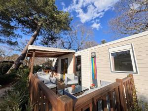 Sous les pins du Bassin - Mobile Home avec jardin