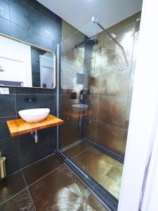 Appartements La Marilyn by Leslodgespa - Confort haut de gamme, salle de bain privee, jardin et cuisine commune, a 5 minutes de l-aeroport : Appartement 1 Chambre