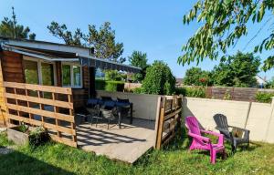 Studio Marmotte, quartier marais, terrasse en rez de jardin, matelas confort