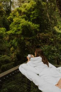 Cabana Floresta nas Cabanas Malbec Lareira, Conforto e Vista para o Verde