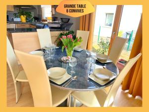 Maisons de vacances Maison Le Vignoble avec jardin - 6 personnes : photos des chambres