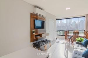 Apto c Churrasq. 350m da Praia PDP0301