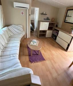 Campings Le grand air, mobil-home XXL : photos des chambres