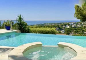 Beautiful sea view of Bandol Bay