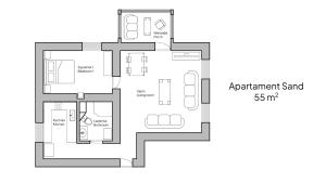 Sanhaus Apartments - SAND - urokliwy apartament przy deptaku