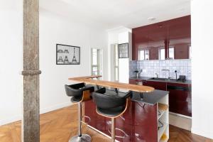Appartements Bertin Poiree 2 - CI - Apt charmant a 2 pas de la Seine : photos des chambres