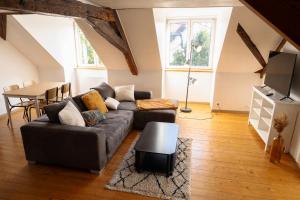 Grand duplex en plein centre