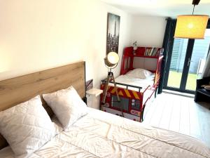 Maisons de vacances Lodge avec jacuzzi exterieur prive en option et mini-ferme sur place : photos des chambres