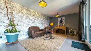 Villas Loft haut de gamme avec jacuzzi a Trelevern : photos des chambres