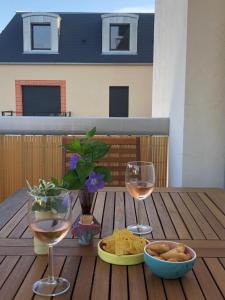 Appartements Appartement de charme a 250m de la plage : photos des chambres