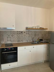 New apartment with parking garage