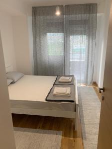 New apartment with parking garage