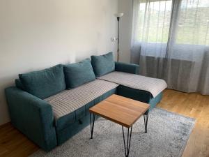New apartment with parking garage