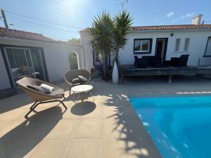 Maisons de vacances Gite Villa la Garenne Ctre ville St Jean de Monts : photos des chambres