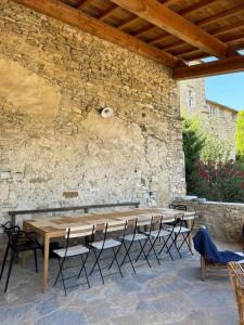 Maison de village avec piscine