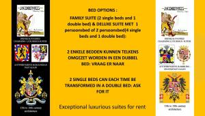 Family Suite room in Charming Suites Jan Zonder Vrees