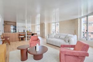 Louvre & Seine Luxury new 3BR Full AC By Melvane - 4-Sterne-Hotels in Paris