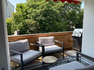 130m2 Loft - Balkon, Smart TV, Badewanne, Kaffee