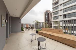 Aptos modernos com área fitness e coworking na melhor localização de Pompeia, SP - DIO