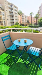 Appartement 2P, balcon, parking proche mer