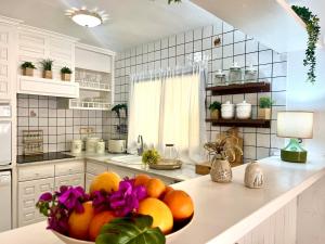 mediterranean studio with sun terrace and sea view