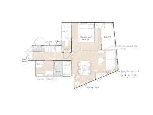 SHIKA HOME Yokohama Chinatown-Luxury長期滞在OK-Family Groupに最適-キッチン完備 落ち着きある空間