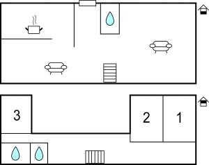 Maisons de vacances 3 Bedroom Cozy Home In Etainhus : photos des chambres