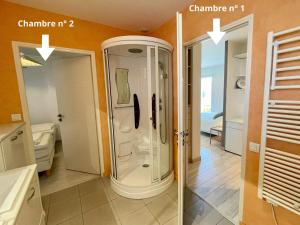 Maisons de vacances Maison spacieuse 3 ch. avec jardin, proche du centre, parking, WIFI - FR-1-231-198 : photos des chambres