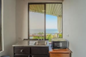 An apartment with an ocean view in Playa Islita