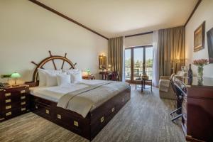 Double Room with Balcony and Partial Sea View room in Hotel Nautica by Stefano Cosattini - 2 Michelin star Executive Chef