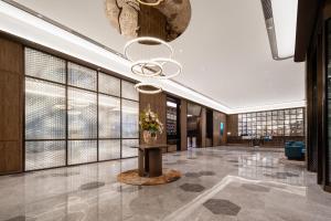 青岛 Crystal Hotel Qingdao The Mall of Splendors 酒店 大堂