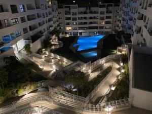 Downtown Estepona, pool and beach
