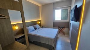 Ap frente mar com ar-condicionado e varanda gourmet