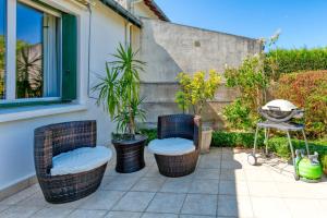 Maisons de vacances Maison Ker Helene sur grand jardin : photos des chambres