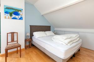 Maisons de vacances Maison Ker Helene sur grand jardin : photos des chambres