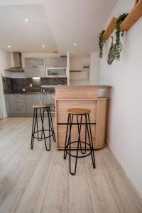 Appartements Ecrin Pontissalien - Studio with Parking : photos des chambres