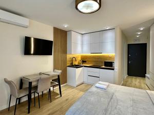 Stylish studio with a sea view