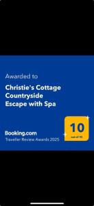 Christies Cottage Countryside Escape with Spa