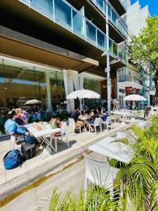 Studio with a view and balcony in Palermo