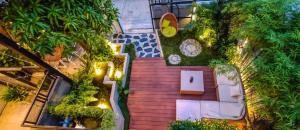 Garden and pool Villa bangkok